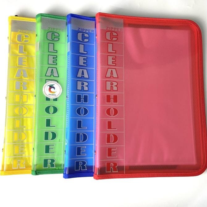 

^^^^^] Clear Holder Map Display Zipper F4 C/H 555 isi 20 Lembar