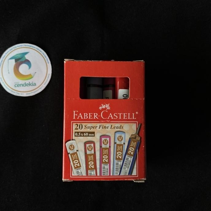 

%$%$%$%$] Isi Pensil Mekanik FABER CASTELL 0.5 2B Mechanical Pencil Lead 60mm
