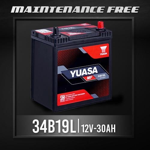 Yuasa Aki Mobil 34B19L-Mf