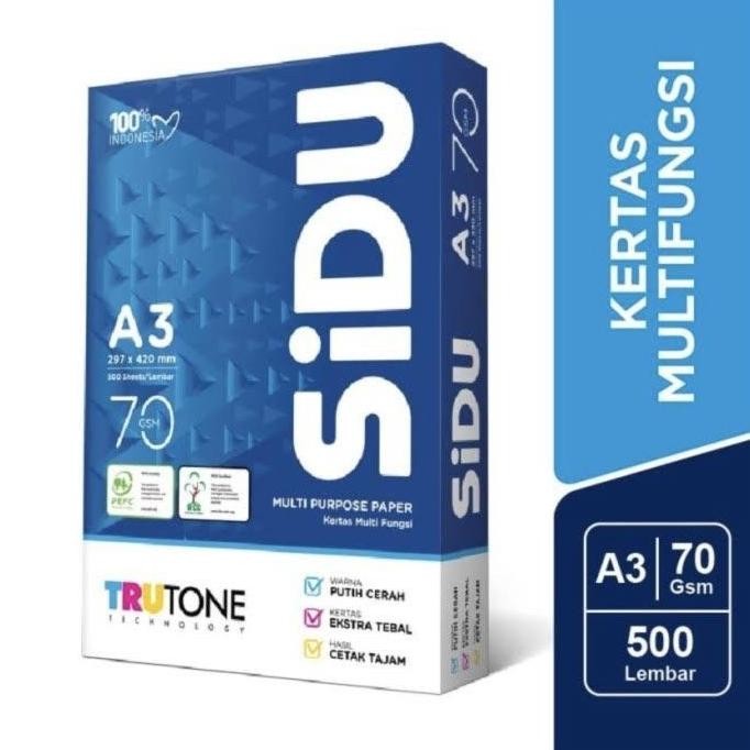 

hanya disini] Kertas HVS SIDU A3 70gsm per lembar