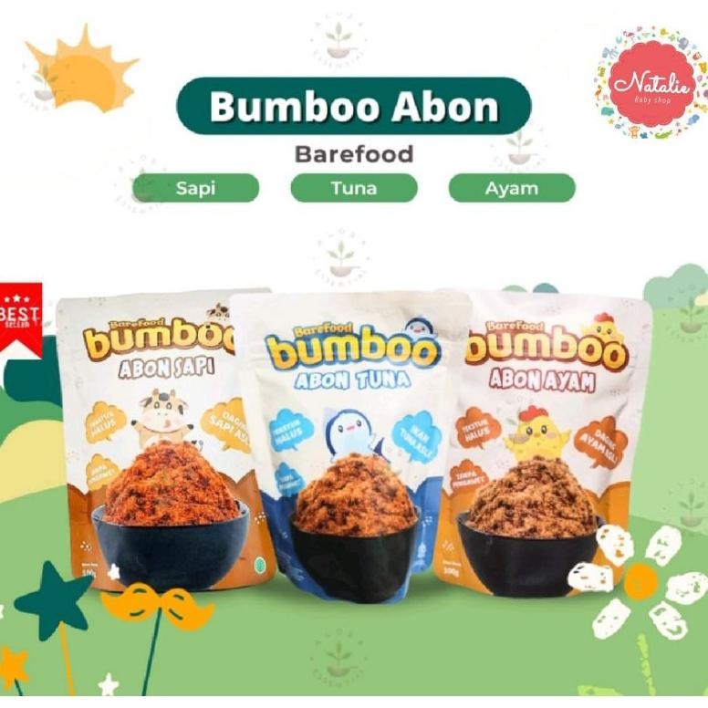 

(BUY 3 GET TOTE BAG) BUMBOO Abon Mpasi Ayam, Sapi dan Tuna tekstur lembut FREE MSG