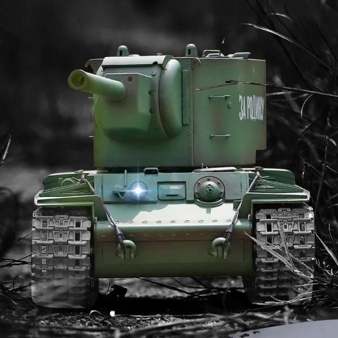 Murah Henglong Rc Tank Millitary 3949-1 Pro Russia Kv-2 1/16 Scale 2.4Ghz