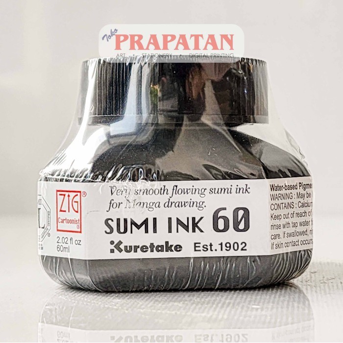 

TERLARIS! Zig Kuretake Sumi Black Ink 60 Manga Ink