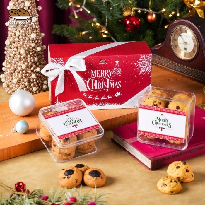 

Hampers Natal Kolacica Cookies Jar Bag Christmas Special Edition Ready