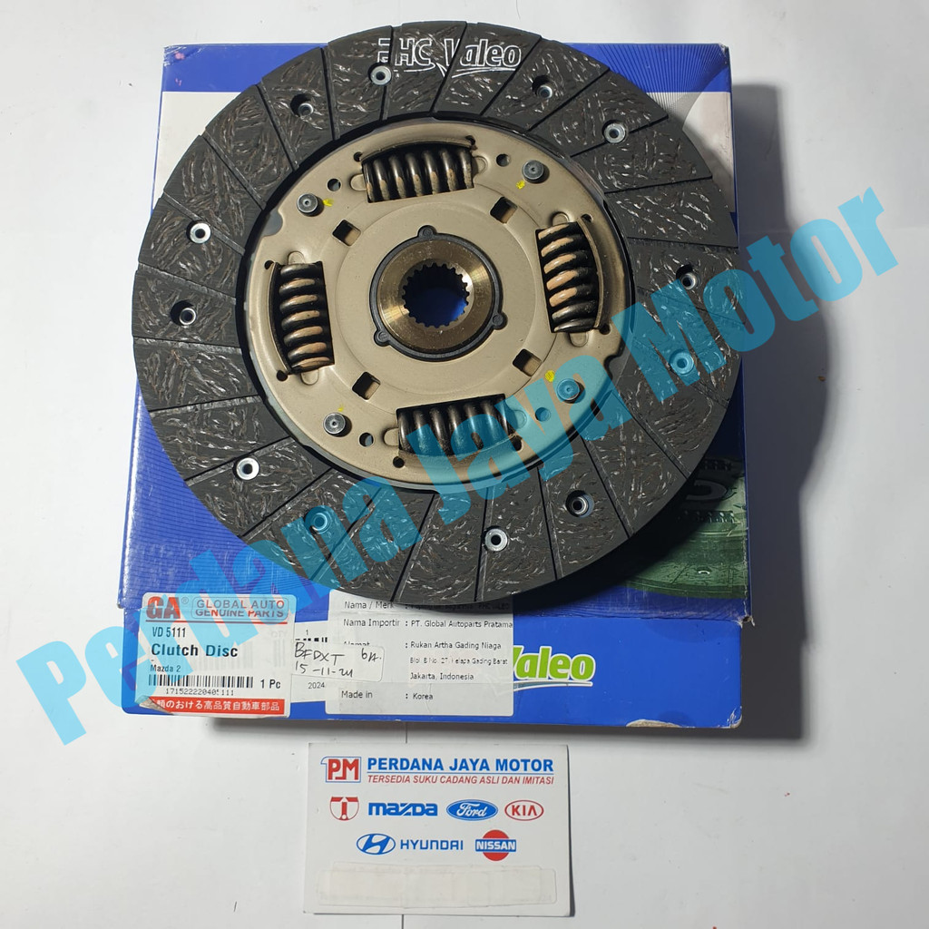 Plat Kampas Kopling Disc Clutch Mazda2 Mazda 2 Old