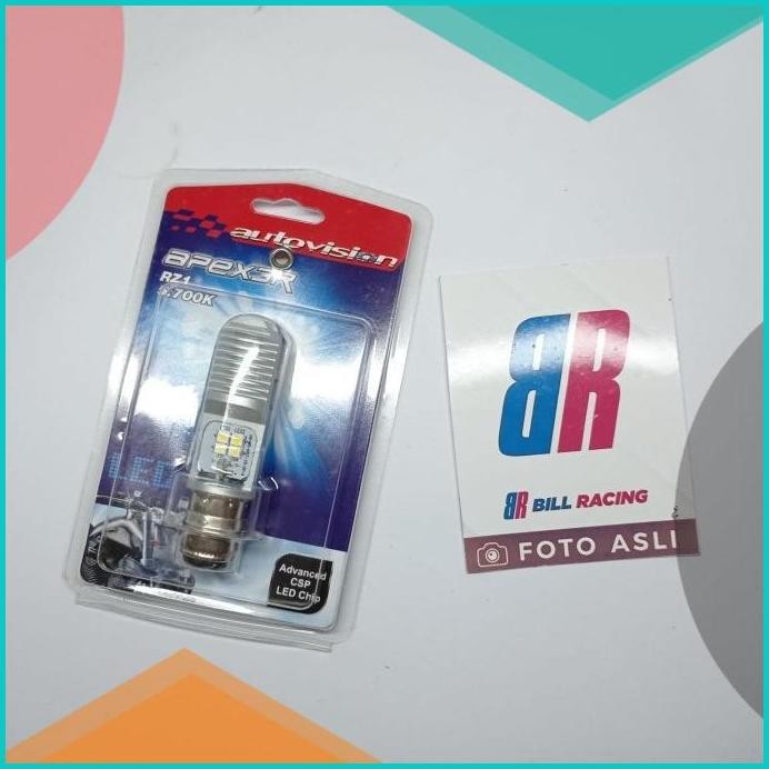 LAMPU LED MOTOR BEBEK MATIC H6 AUTOVISION RZ1 PUTIH 07D35Z4 readystock