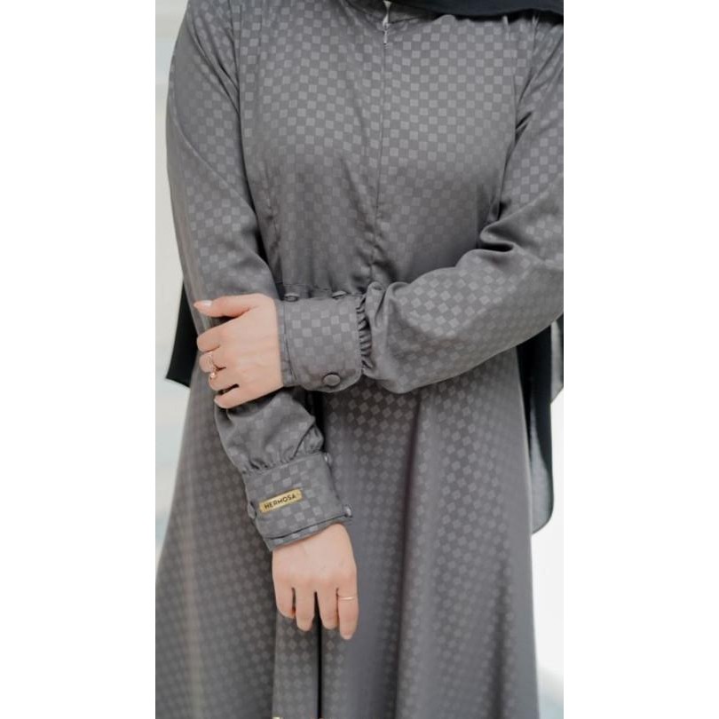 GAMIS TARTAN ABU TUA ORIGINAL HERMOSA Terlaris