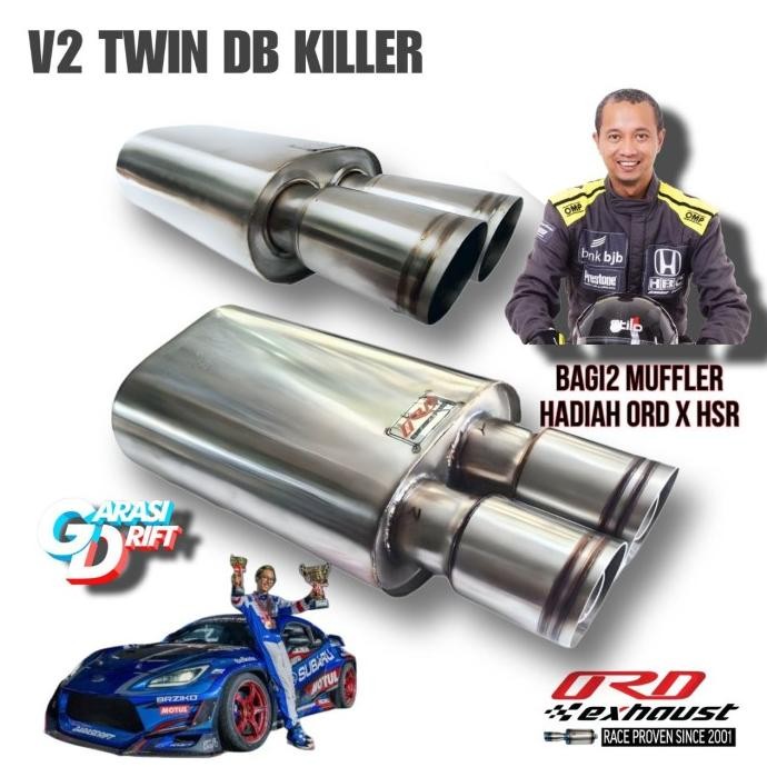 Muffler V2twin ORD exhaust