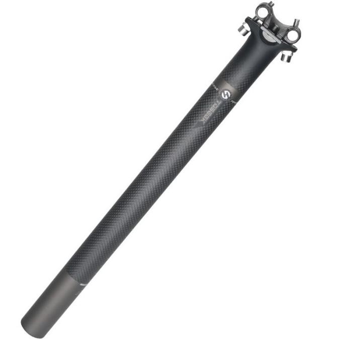 Seatpost Carbon Toseek ultra light 400mm tiang sadel carbon TOSEEK