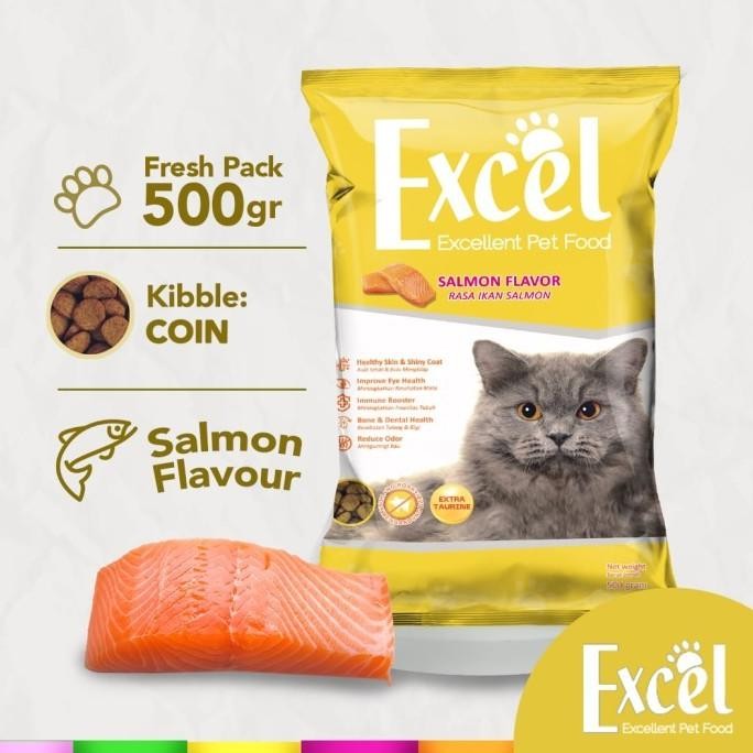 Murah Makanan Kucing Excel Tuna Donat / Ikan / Ayam Tuna 20Kg Khusus Ojol