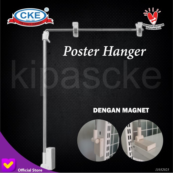 

TERBARU! Poster Hanger Stand PHS-JH08L-GZ-YL Papan Promosi Informasi