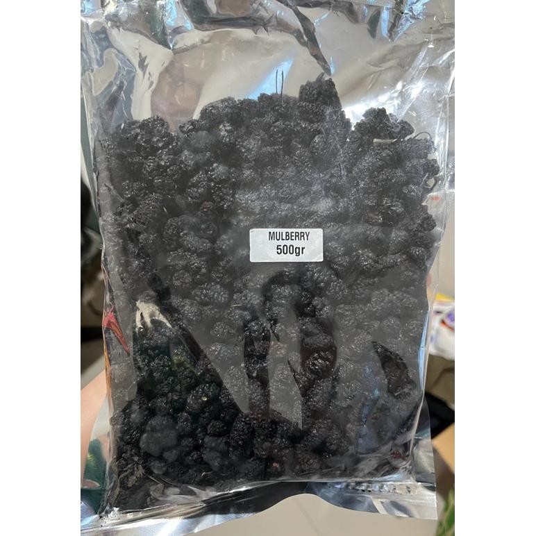 

Dried B Mulberry / Dried Mulberry Fruit / Buah Murbei Hitam Kering 250gr