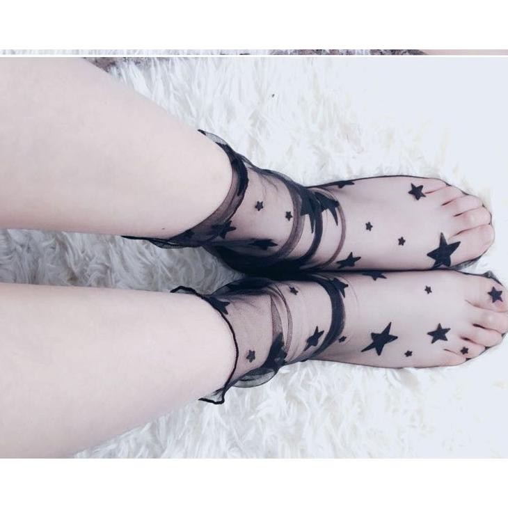 Promo KAOS KAKI WANITA TRANSPARAN SEXY ANKLE KK-04