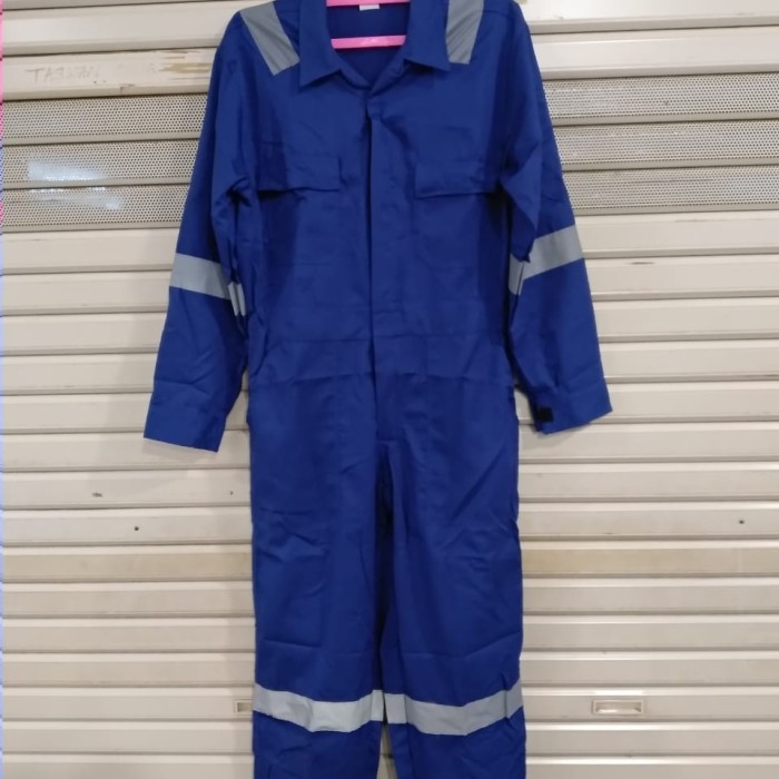Wearpack coverall safety biru benhur biru bca