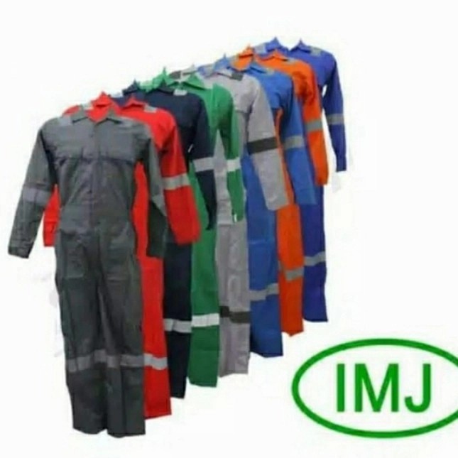 Wearpack Safety Terusan Coverrall IMJ Bahan Japan Drill Ori