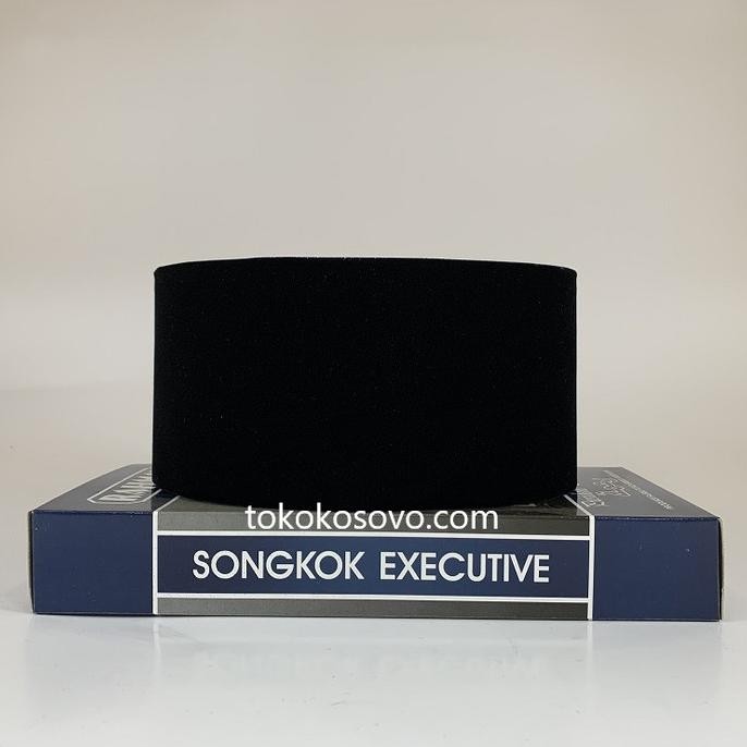 Peci Songkok Kopiah RAHMAT SPESIAL AC Hitam Polos Tinggi 11 GROSIR