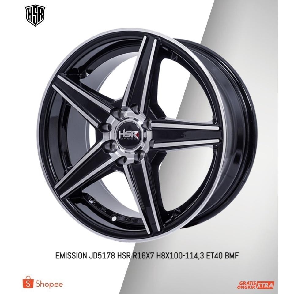 Velg Mobil Hsr Emission ( Jd5178 ) Ring 16 Velg R16 Buat Avanza City Brio Rocky