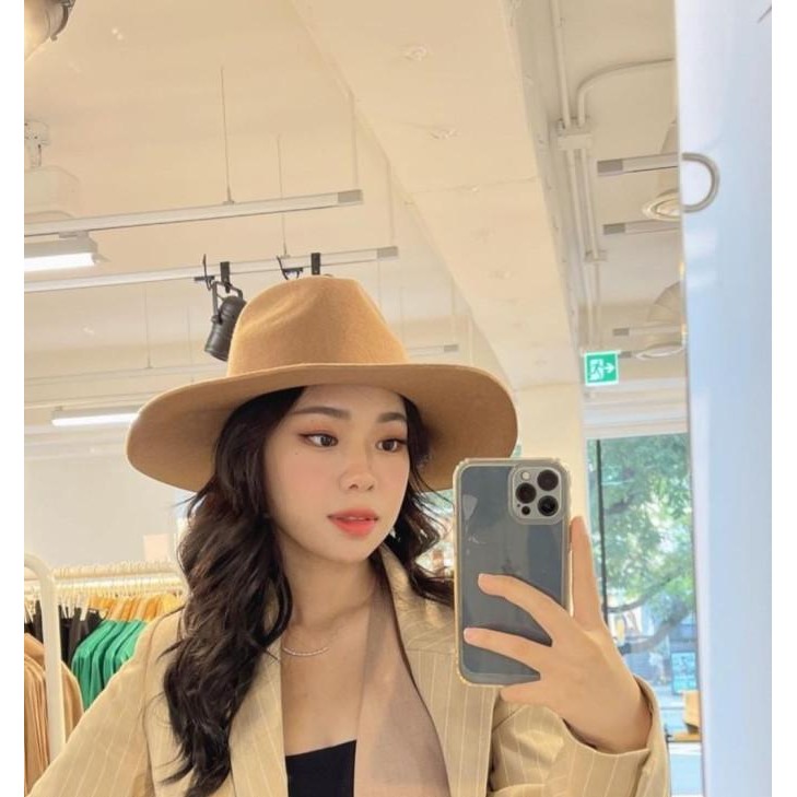 CALLIE Hat / Topi Fedora Import / Topi Fedora Wanita / Pria Casual