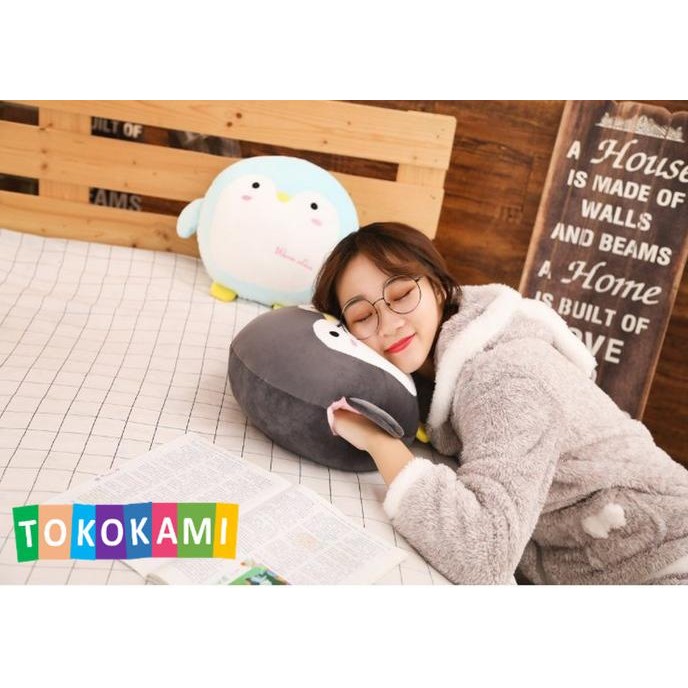 Boneka Balmut Bantal Selimut Sea Animals Whale Paus and Penguin Terlaris