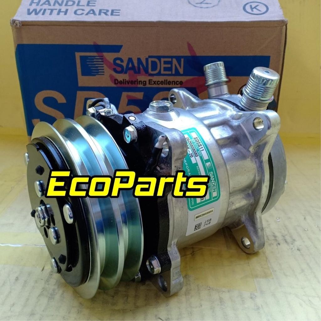 Kompresor Compressor Ac Mobil Sanden Asli 508 24V 24 Volt
