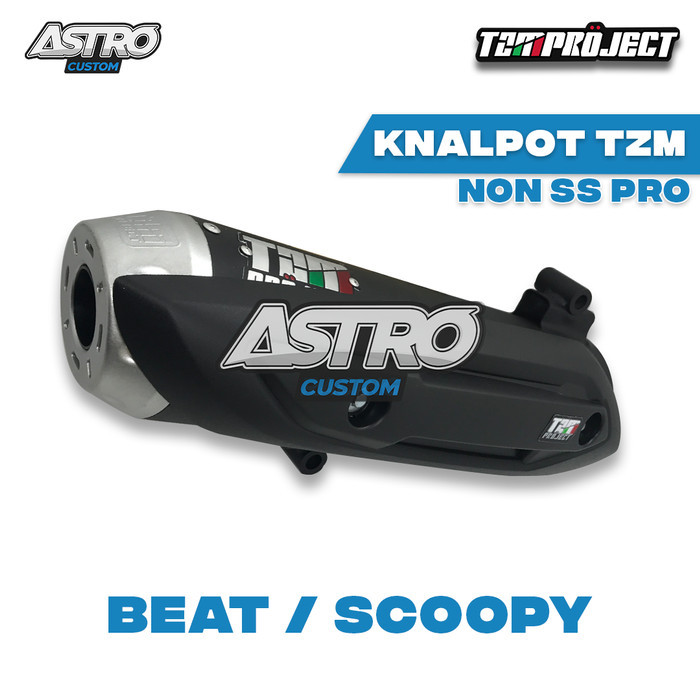 Knalpot TZM Project BeaT Fi ESP Scoopy Fi ESP STD Non SS Pro FULL PACK