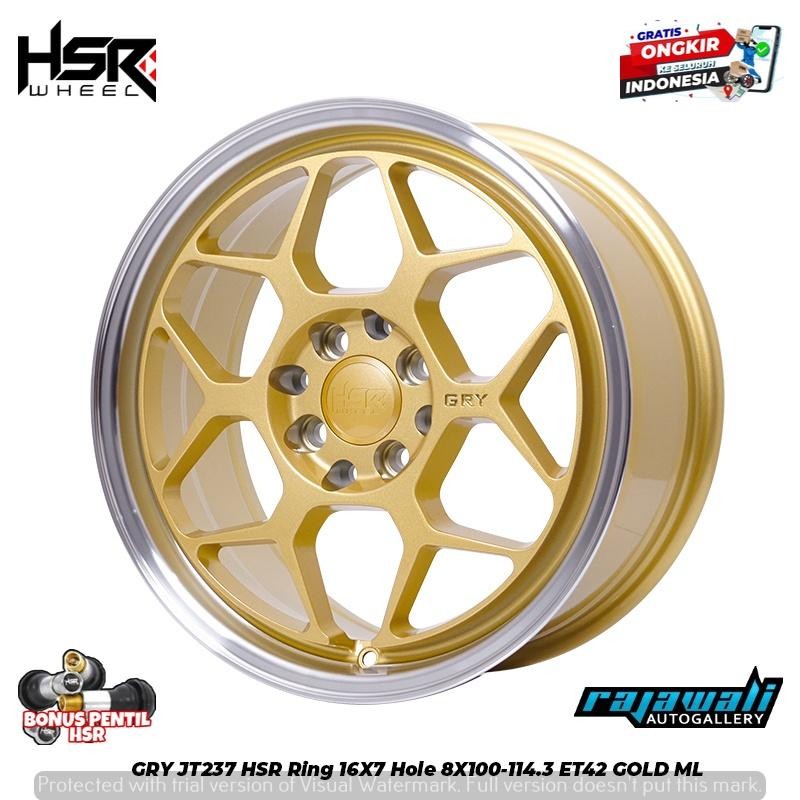 Velg Mobil Murah Hsr Gry Ring 16 Lebar Rata Gold Untuk Soluna Sirion Freed Ignis Avanza Xenia Rio Ri