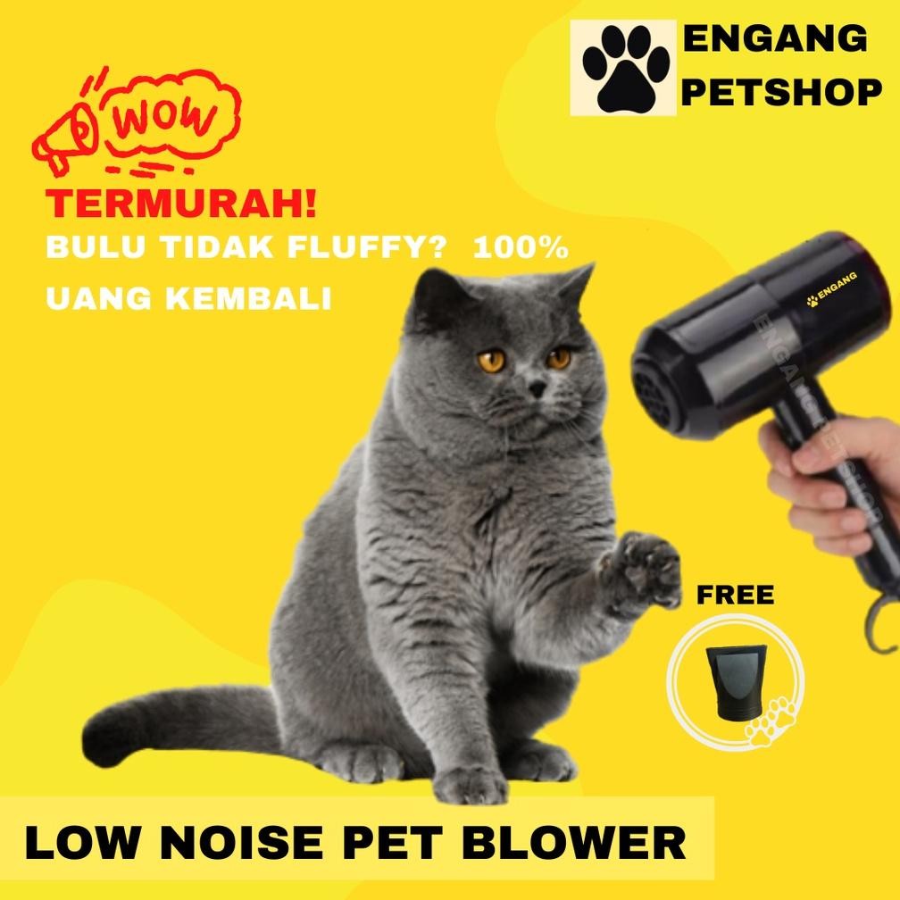 Pet Blower Grooming Kucing Anjing Anti Bising /Hair Dryer Kucing Anjing Anti Bising