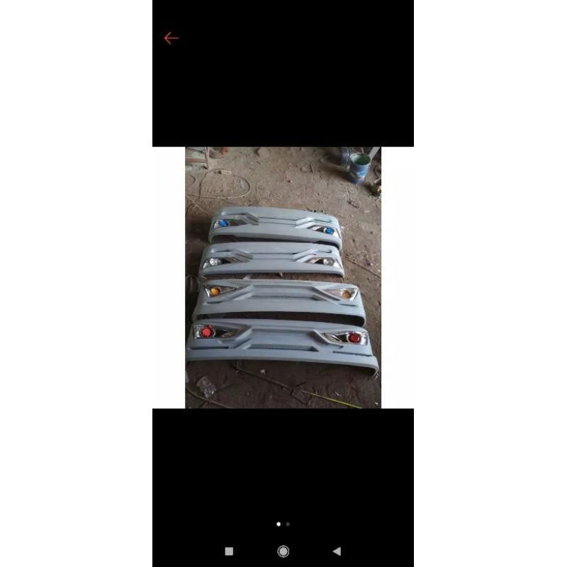 Bemper Depan Canter Bahan Plat Kondisi Poxi