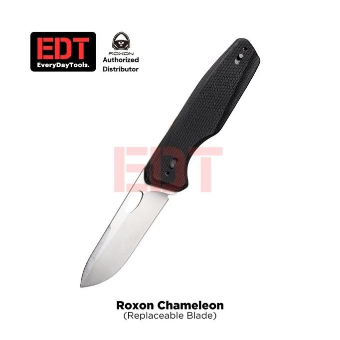 Roxon Chameleon | Replaceable Blade Pocket Knife | EDC Pisau Lipat Terlaris