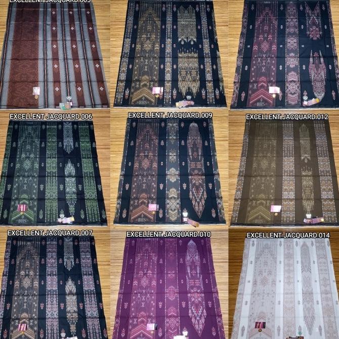 Terbaru | Sarung Bhs Excellent Jacquard Gold, Sarung Bhs Excellent Motif Songket