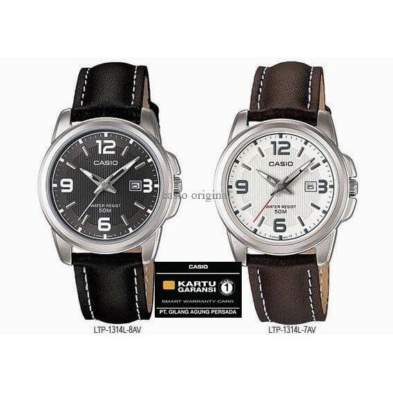 JAM TANGAN WANITA CASIO LTP 1314L LTP-1314L LTP-1314L-7 ORIGINAL RESMI Terlaris
