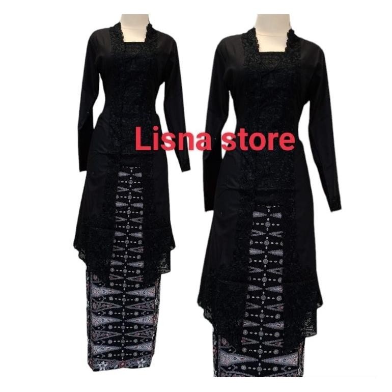 dem atasan kebaya encim tunik model kutu baru baju encim modern tunik kutu baru model lengan panjang