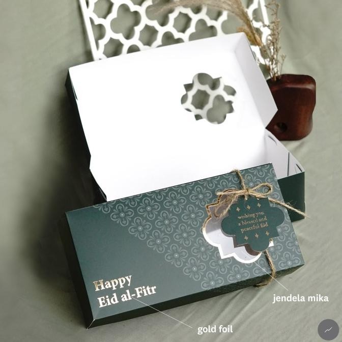 

Dus Kue Idul Fitri Cake Box Lebaran Packaging Kemasan Kotak Ramadan