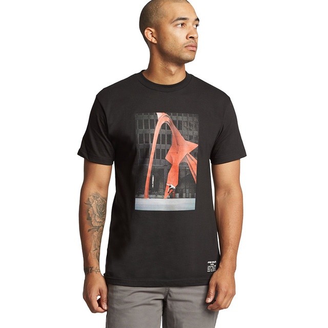 DC Mens Kalis Tre-Flip Blabac Black Screen Tee UNISEX TEE