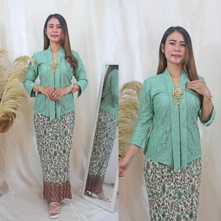 eug kebaya encim kartini modern brokat murah grosir bonus furing lapis katun kutubaru kebaya nikah p