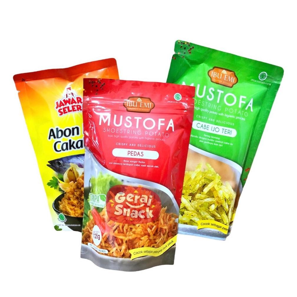 

Bundling 3 - Kentang Mustofa Random 2pcs & Abon Cakalang J Selera