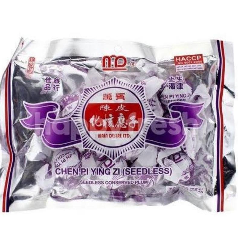 

chen pi ying zi per pack 454gr/Chen Pi mei 454 gr/plum manisan tanpa biji seedles