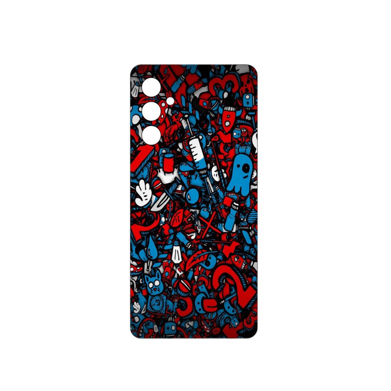 

*PromoTerjangkau* Back Grafiti Antijamur Anti Jamur Pelindung Belakang Bagus Lucu Keren Unik Garskin Wrap Stiker Premium / X Casing Case COD