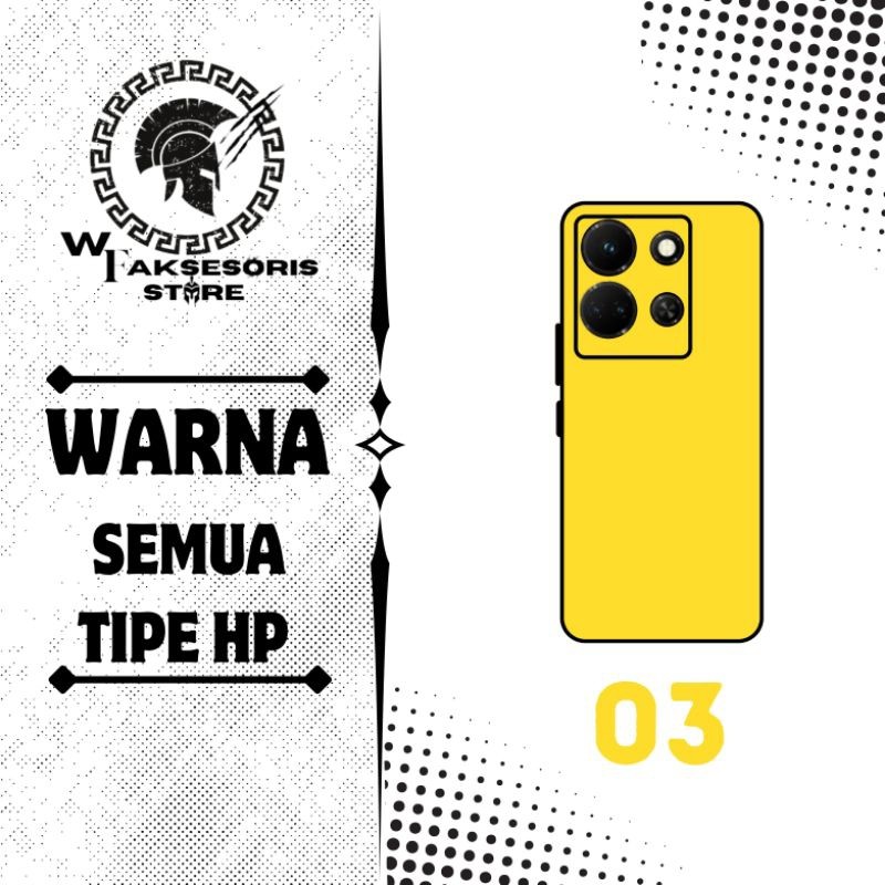 

*PromoTerjangkau* Stiker Warna Polos Glossy Dan Doff Semua Tipe Handphone Realmeiphoneoppovivoinfinixpocosonyitelsamsungredmixiaomihuawei Dll Garskin Wrap Premium / X Casing Case COD