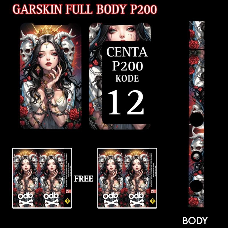 

*PromoTerjangkau* Undangan Stiker Tipe P 2 O Garskin Wrap Premium / X Casing Case COD