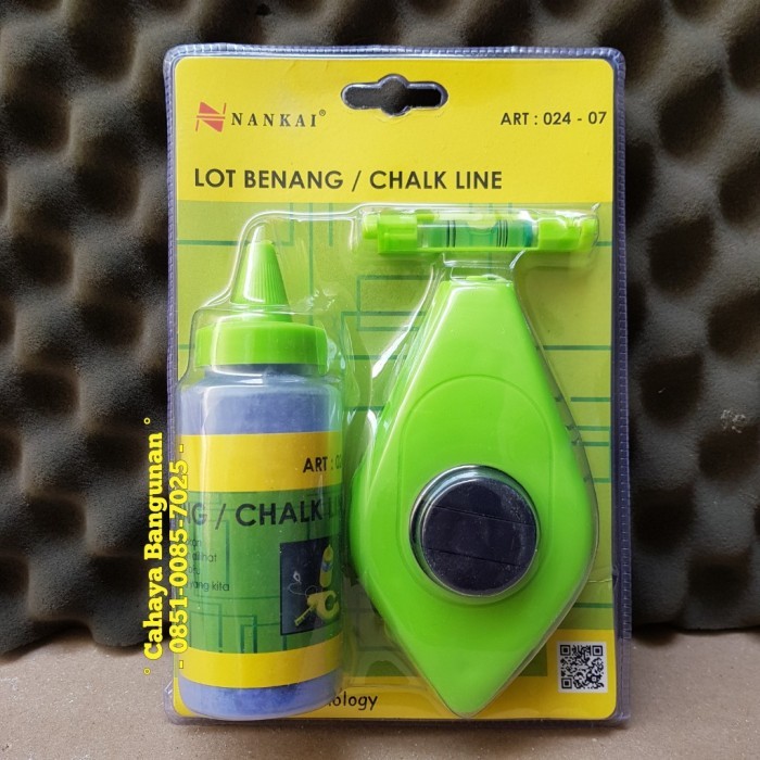 

PROMO! Penggaris Lot Tarikan Benang Sipat Sipatan Chalk Line Tinta NANKAI
