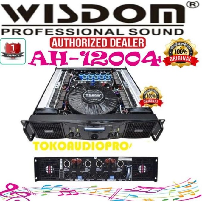 Langsung Order Wisdom Ah12004 Ah-12004 Ah 12004 Power Amplifier