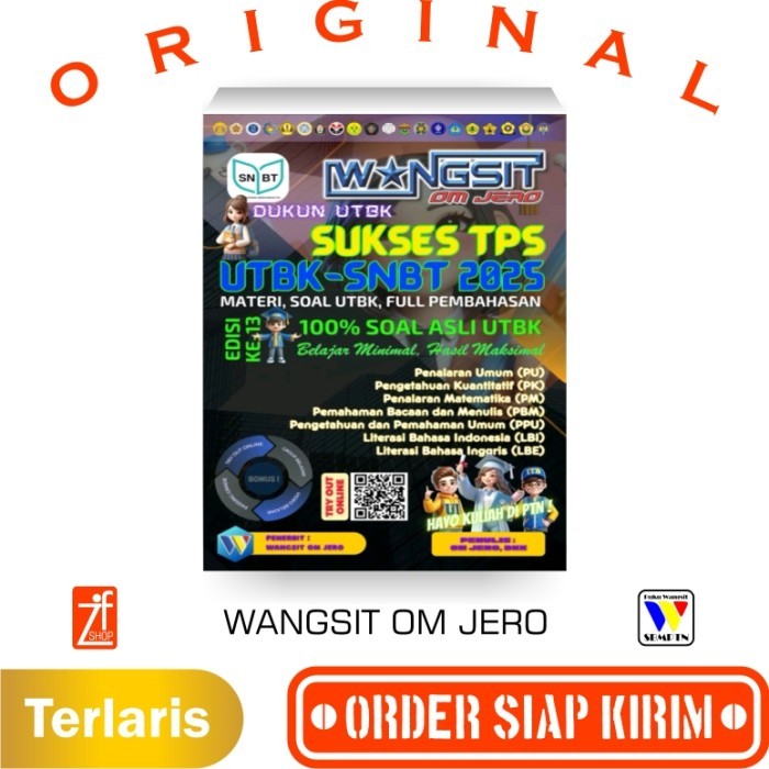 

BUKU WANGSIT UTBK SNBT OM JERO SUKSES TPS - UTBK SNBT 2025