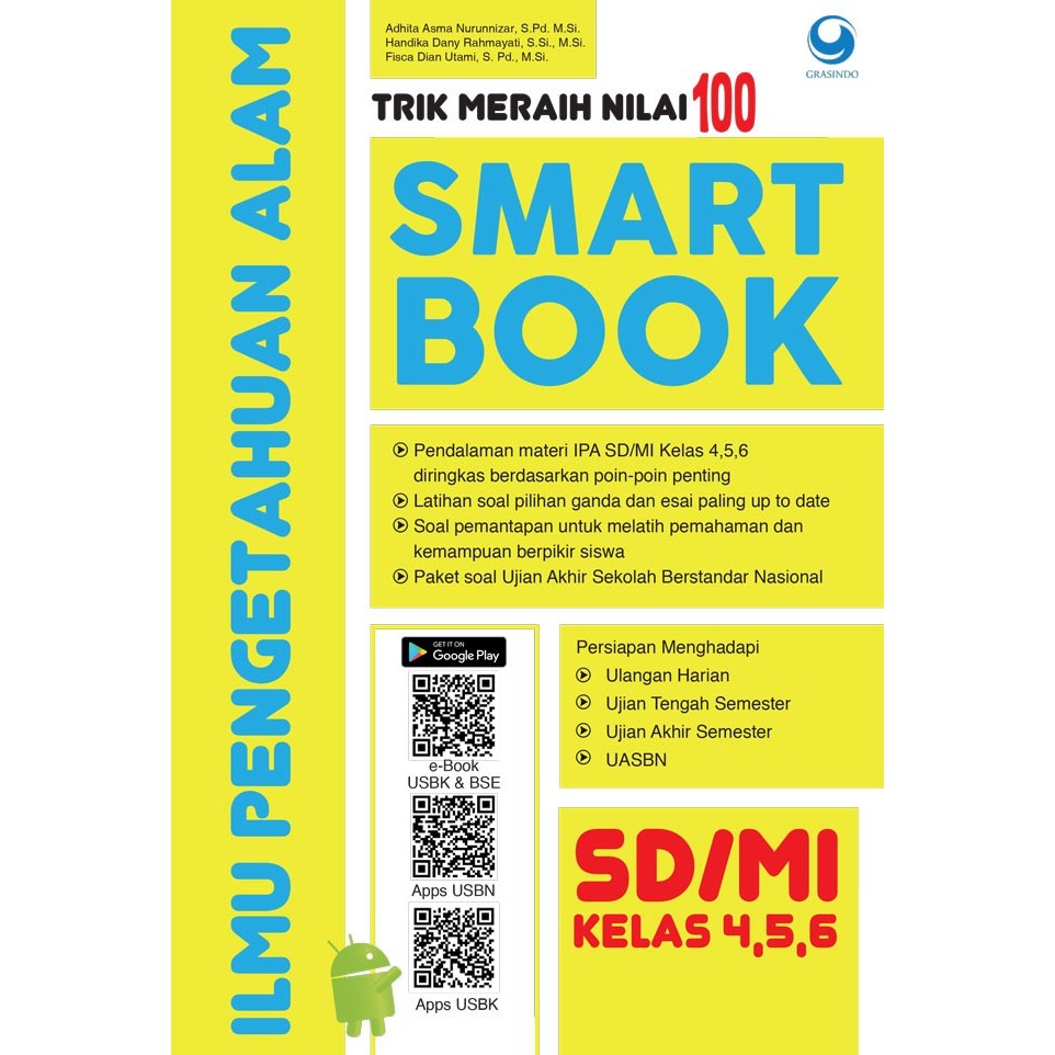 

Smart Book IPA SD/MI Kelas IV, V, VI