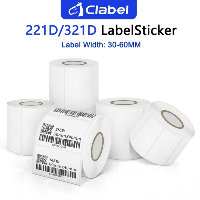 

TERBARU! Label Thermal Printer Stiker Barcode Waterproof 220D/210D - CLABEL 3RMDL