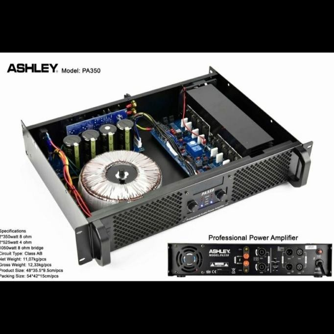 Langsung Order Power Amplifier Ashley Pa350/Pa 350 Original New