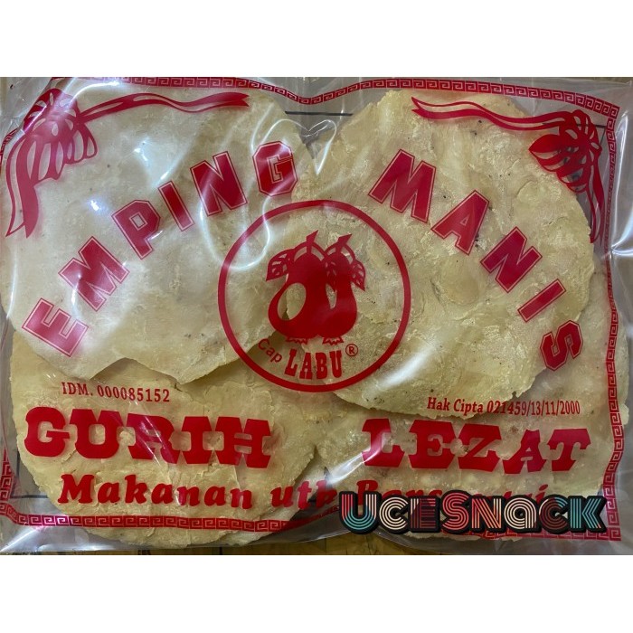 

Emping Melinjo Mentah Manis Cap Labu 300gram