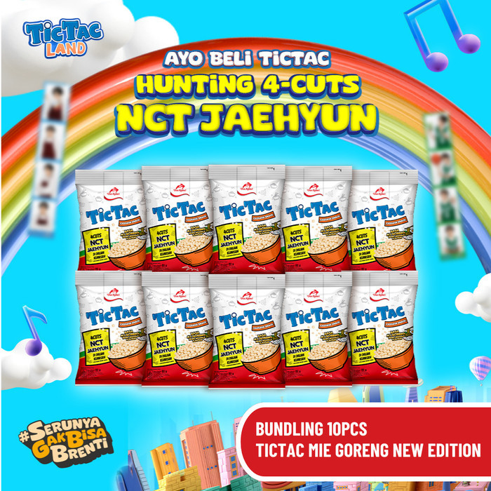 

TERLARIS! BUNDLING 10 PCS TICTAC MIE GORENG NCT 4CUTS