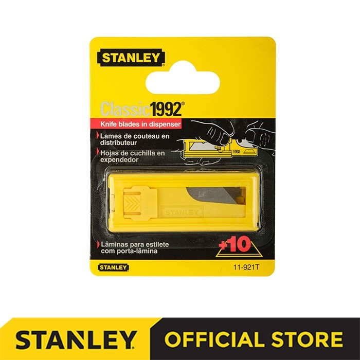 

Stanley Classic 1992 Utility Blades / Pisau Cutter 10Pcs 11-921T-22