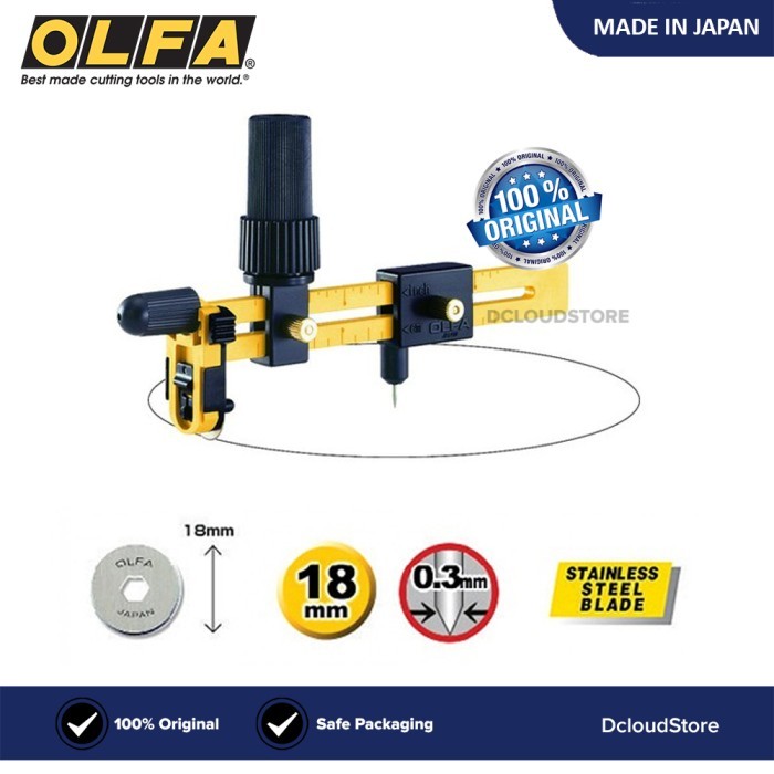 

PROMO! Circle Cutter Olfa CMP-3 Untuk Memotong Lingkaran Lebih Panjang